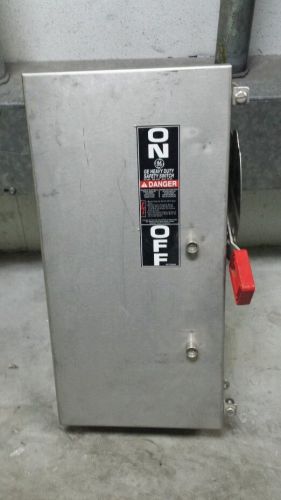 Stainless Steel GE Heavy Duty Safety Switch #THN3362SS ,60 Amps,600 volt,