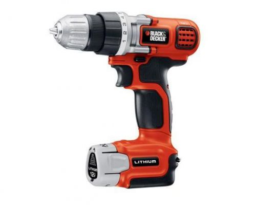 New black decker 12 volt max lithium ion cordless drill driver 12v compact tool for sale