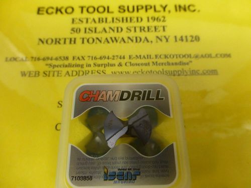INDEXABLE DRILL TIP IDI-0783 SG ISCAR CHAMDRILL GRADE IC908 FOR STEEL NEW $31.85