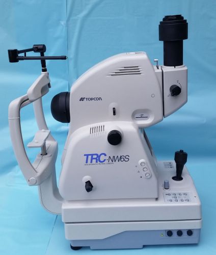 Topcon trc-nw6s non-mydriatic retinal camera for sale