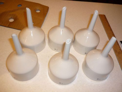 Buchner porcelain funnel coors lot of 6 unused for sale