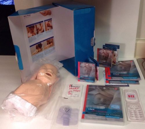 BRAND NEW INFANT CPR ANYTIME PERSONAL LEARNING &#034;MANIKIN&#034; PROGRAM DVD LIGHT SKIN
