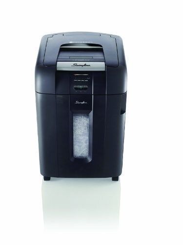 Swingline stack-and-shred 500m hands free shredder, micro-cut, 500 sheets, 10... for sale