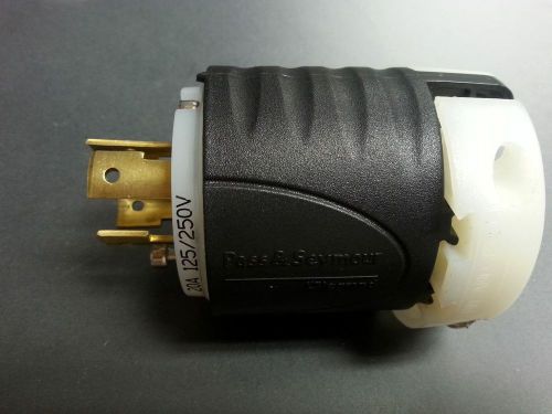 Turnlok plug 4-way l1420-p 20a 125/250v pass &amp; seymour for sale
