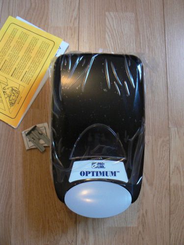 PROLINK OPTIMUM BLACK SOAP DISPENSER, NEW IN PLASTIC