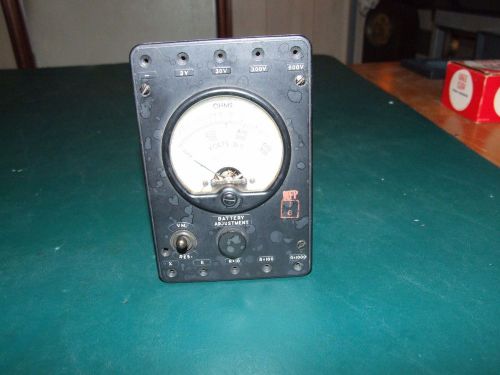 Vintage O.B. McClintock Model 3240 Panel Meter Ham Radio, Bakelite