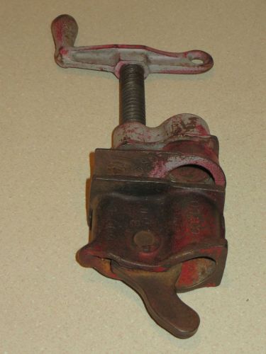 Vintage c.t. co. (cleveland tool ?) 3/4&#034; pipe clamp 600-c &amp; 600-2 for sale