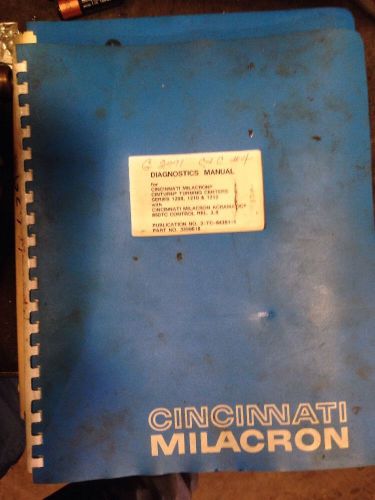 Cincinnati Milacron 850 TC Diagnostics Manual