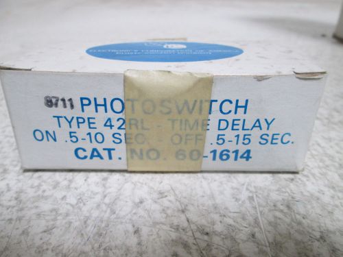 PHOTOSWITCH 60-1614 LOGIC TIMING MODULE SENSOR TIME DELAY *NEW IN A BOX*