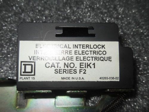 (V46-1) 1 NEW SQUARE D EIK1 ELECTRICAL INTERLOCK