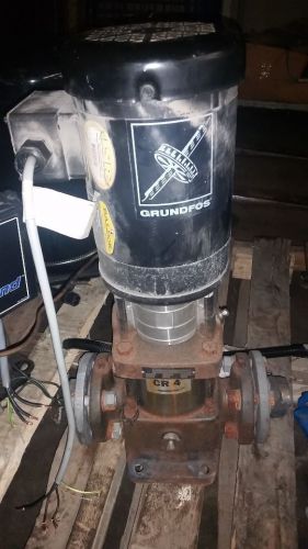 Grundfos pump cr4-40 u-g-a-auue 3450 rpm with baldor motor 1 1/2 hp 85.600005 for sale