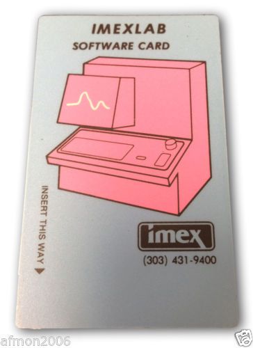 SC-4319 Imex Software Card for Imexlab 9000 9100 VER 6.00