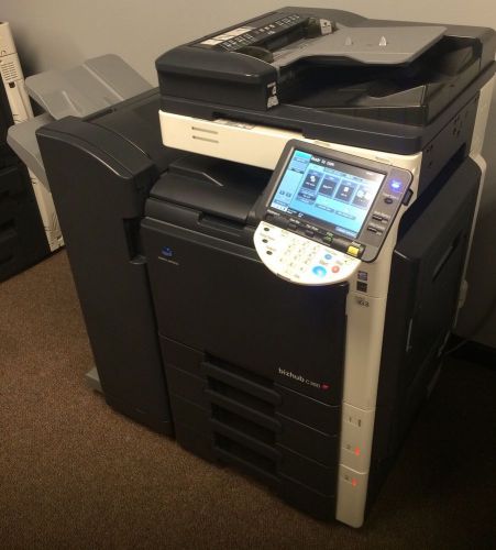 Konica Minolta Bizhub C360 Color Copier Printer Fax Staple Sorter 23k