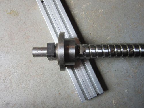 One (1) precision ground thk cnc ball screw with end blocks ready for work for sale