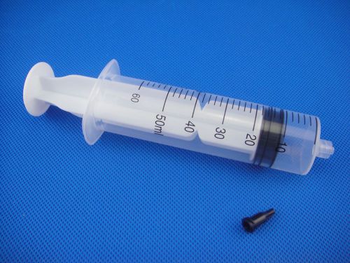 10 pack Dispensing Syringes 50cc 50ml Plastic with tip cap Free shipping