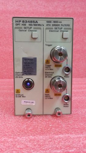 Agilent / HP 83485A Optical Plug In Module with option H32