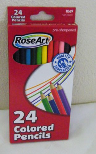 Rose Art Colored Pre-Sharpened Pencils 24ct