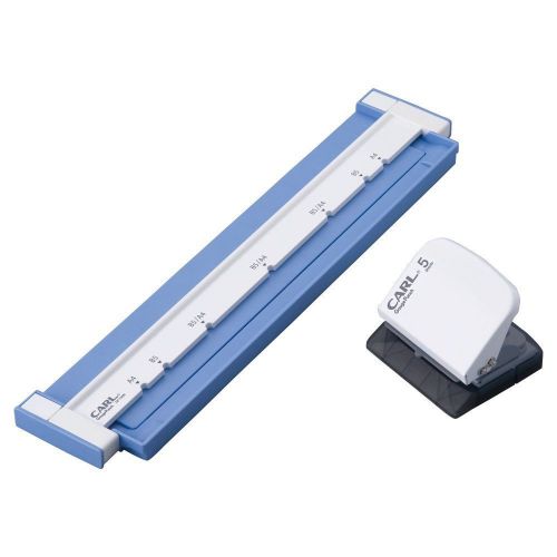 Carl Neo Gauge 26-Hole or 30-Hole Punch - Blue [Office Product] from Japan