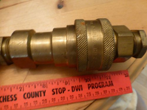 PARKER BH6-60 BH6 60 Hydraulic Quick Disconnect Coupler,1&#034; Inch Brass