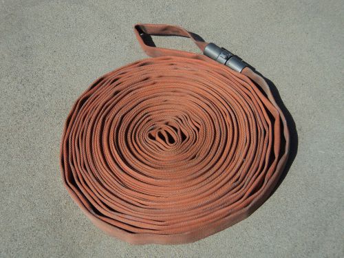 Fire hose 100 ft municipal / wildland 1” nh single jacket lay flat - passed test for sale