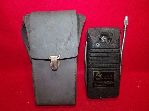 Vintage Halide Hound HH 300 Halogen Leak Detector USA with Leather Case