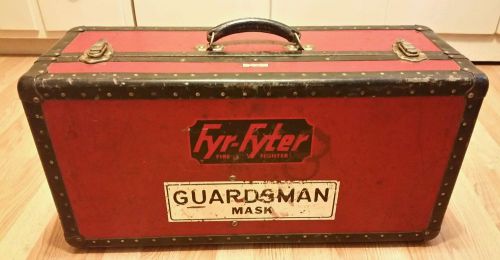 Vintage Globe Guardsman Self Contained Breathing Apparatus Trunk.