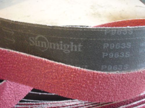 Ceramic Sanding Belts 2&#034; x 72 Sun P963S P36 grit - 5 Belts