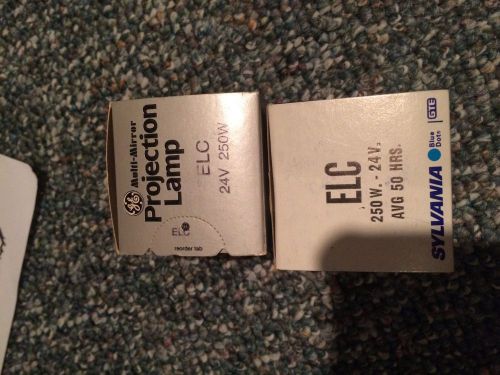 LOT OF 19    ELC   PROJECTOR BULBS - SYLVANIA AND GE - NEW IN BOX