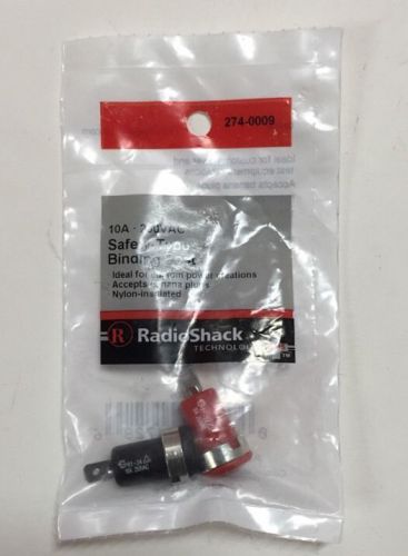10A • 250VAC Safety-Type Binding Post #274-0009 By RadioShack