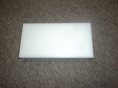 Cnc mill material plastic white delrin/acetal sheet (1 pc) 9 1/4&#034; x 24&#034; x 1/2 #1 for sale