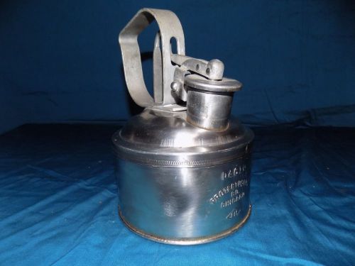 Vintage Protectoseal CO. Chicago  D4610 Stainless Steel Container