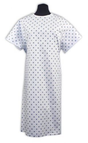Nobles health care demure print hospital gown - pack of 4 for sale