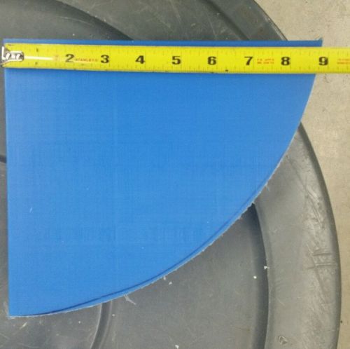 1.375 thick blue uhmw sheet; two pieces for sale