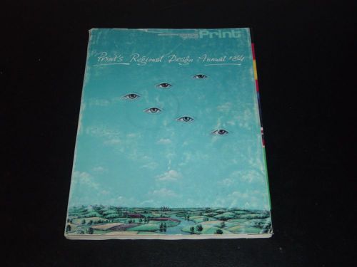 PRINT AMERICA&#039;S GRAPHIC ARTS MAGAZINE 1984 JULY/AUGUST REGIONAL DESIGN ANNUAL FN