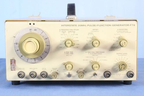 Interstate 20MHz Pulse Function Generator F-72 with Warranty