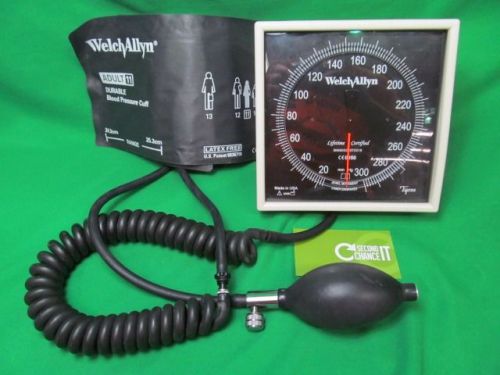 Welch Allyn Tycos CE0050 Sphygmomanometer w/Durable Blood Pressure Cuff Adult 11