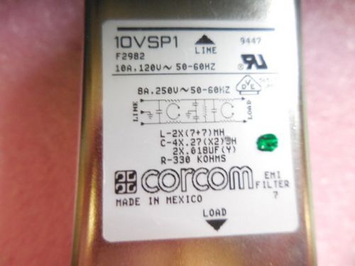 1 PC CORCOM 10VSPI EMI FILTER FILTERS