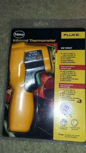 Fluke 62 MAX Infrared Thermometer AA Battery -20 to +932 Degree F Range