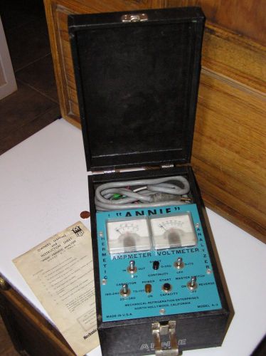 vintage used &#034;Annie&#034; Hermetic Analyzer A-3 appliance test meter