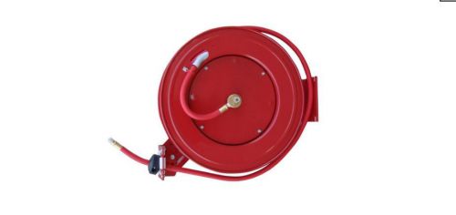 50 ft.industrial grade retractable heavy gauge air hose reel with auto rewind for sale