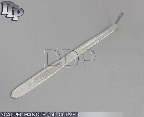 1 SCALPEL HANDLE # 4L CURVED SURGICAL, DENTAL, AND VET