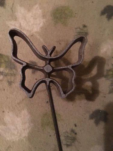 Vintage  cow cattle meat inspector&#039;s brander butterfly cows cast iron farm bbq for sale