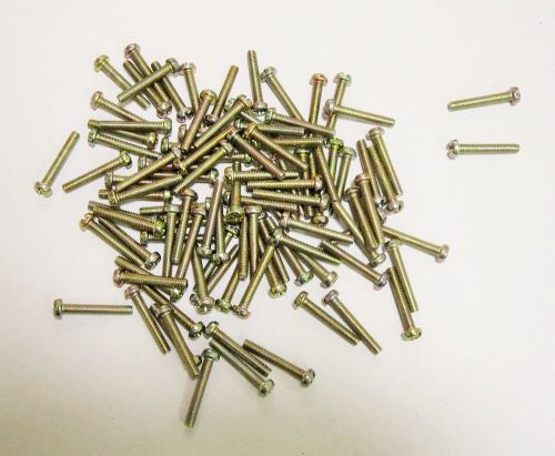 Stainless machine screw lot combination slot m4 x 25mm 100pcs for sale