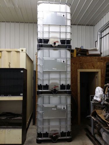 330 gallon ibc totes with camlock, cage, composite plate for sale