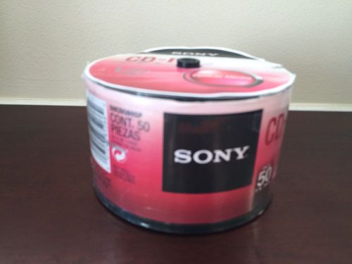 Sony cd-r cdr 48x blank recordable disc media 80min 700mb lot of 48 w/ box for sale