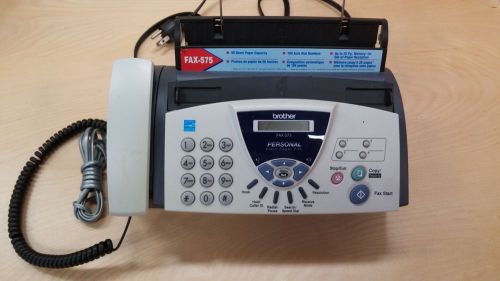 Brother Fax-575 Personal Plain Paper Fax Machine Telephone