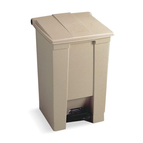 Rubbermaid FG614600BEIG Beige Mobile 23 Gal Step-On Trash Can NEW FREE SHIP $PA$