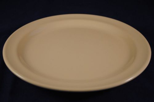 4 dozen  new us109  9&#034; melamine round dinner plate  dp-509   ( tan ) for sale
