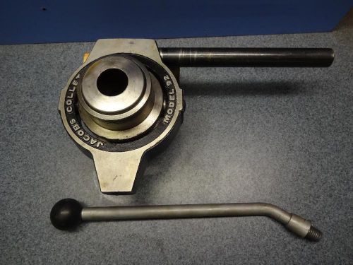 JACOBS #92 LEVER OPERATED LATHE RUBBERFLEX COLLET CHUCK CLOSER  LO SPINDLE