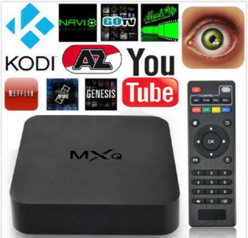 MXQ Android Quad-Core WiFi Kodi 1080P Smart set TV Box 1G/8GB XBMC Fully Loaded